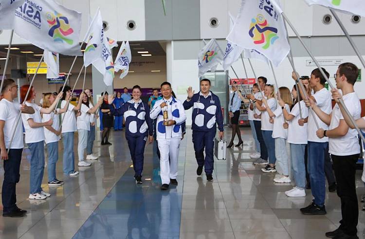 Огонь Международных игр «Дети Азии» прибыл во Владивосток