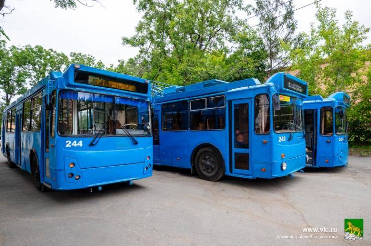 Троллейбусы вернулись на улицы Владивостока раньше положенного срока