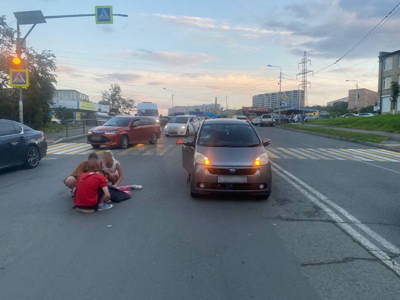 Автоледи сбила 10-летнюю девочку на пешеходном переходе во Владивостоке