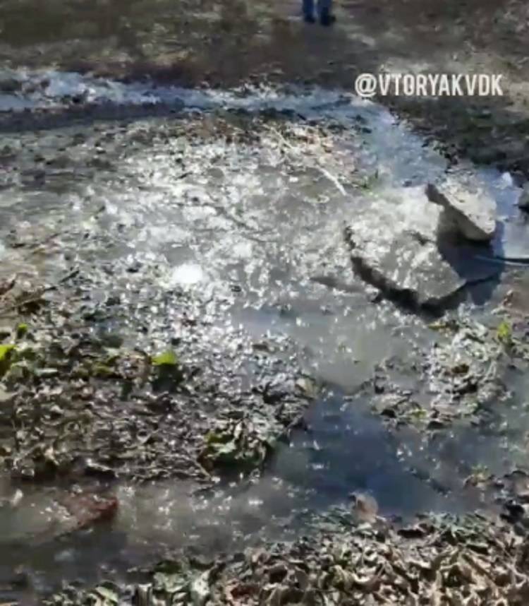 В популярном районе Владивостока разливаются канализационные стоки