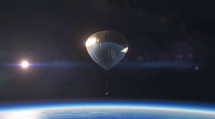 Через два года: капсула с людьми полетит в стратосферу на воздушном шаре