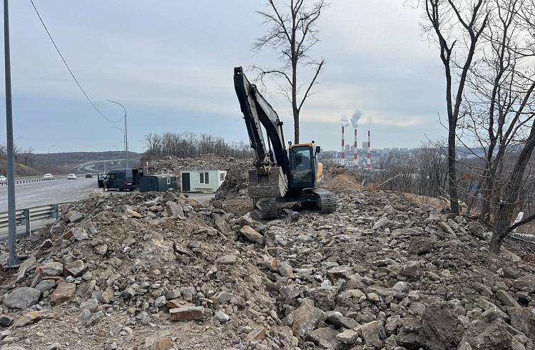 Крупную авторазвязку начали строить во Владивостоке