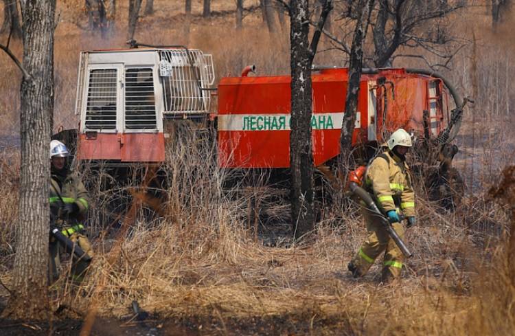 В Приморье за прошедшие сутки было зарегистрировано 26 пожаров