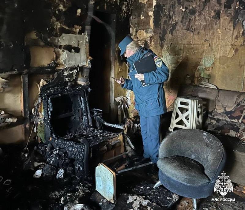Мужчина не выбрался из горящей квартиры во Владивостоке