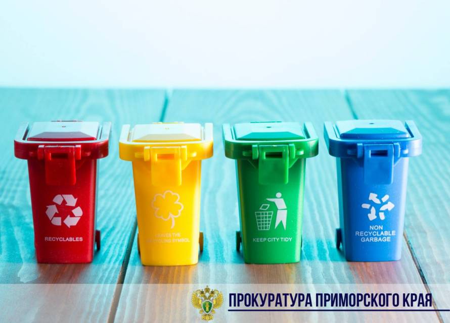 В 6 городах Приморья отсутствует система раздельного накопления отходов