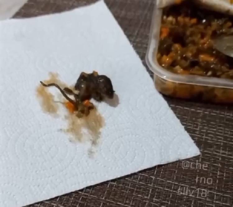 Жительница Уссурийска нашла мертвую мышь в салате из супермаркета