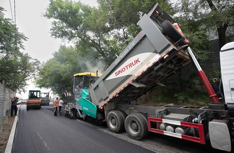 Дорожный ремонт завершился на улице Бежецкой во Владивостоке