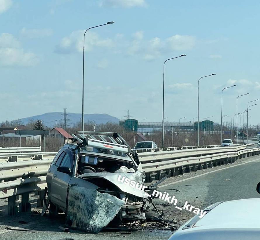 Жесткое ДТП произошло на трассе в Приморье