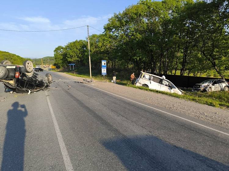 Двухмесячный ребенок пострадал в серьезной аварии в Приморье