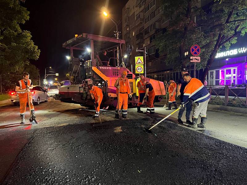 Более 270 тонн нового асфальта появилось на дорогах Владивостока