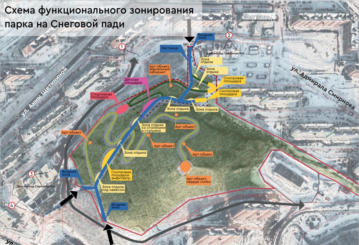 Проект планировки территории снеговая падь